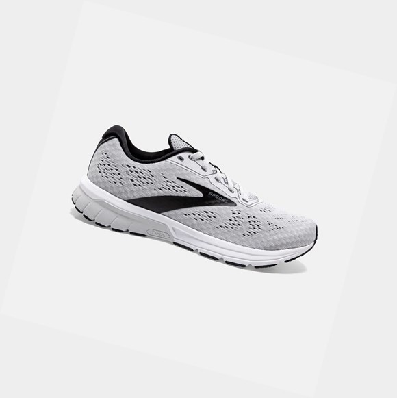 Men's Brooks Anthem 4 Road Running Shoes Grey / Black / White | 9130PODIK