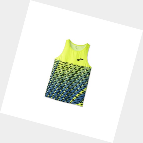 Men's Brooks Elite Singlet Tops Mavericks Speed | 5078XQCSD