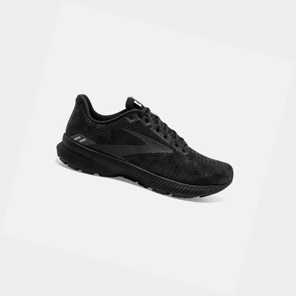 Men's Brooks Launch 8 Road Running Shoes Black / Ebony / Grey | 7029NVPSM