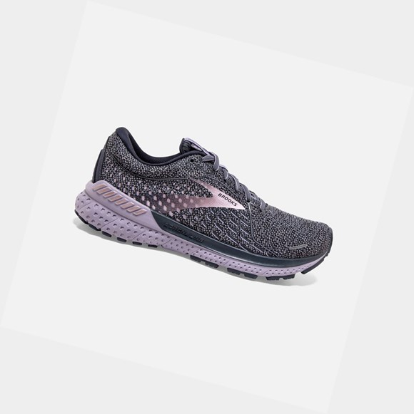 Women's Brooks Adrenaline GTS 21 Road Running Shoes Ombre / Lavender / Metallic | 0278FBKHN