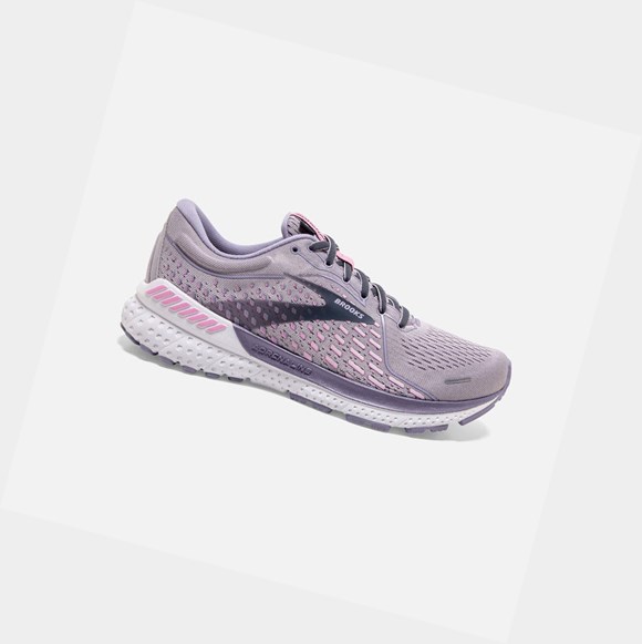 Women's Brooks Adrenaline GTS 21 Walking Shoes Iris / Lilac Scachet / Ombre Blue | 6387UXHSL