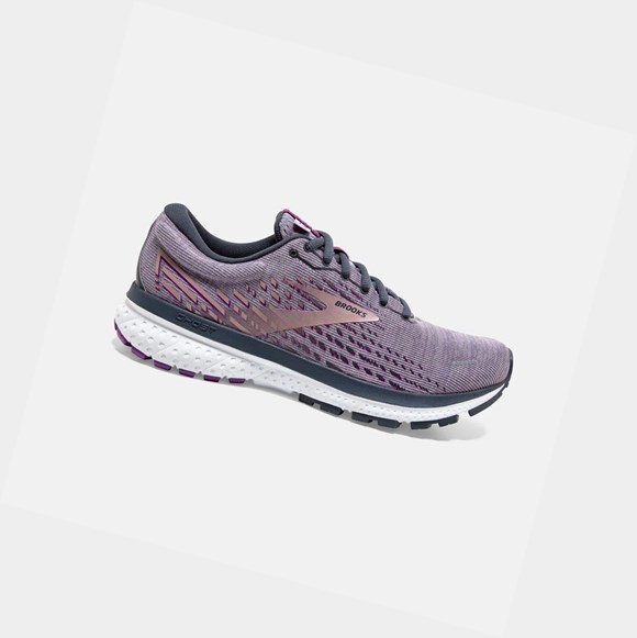 Women's Brooks Ghost 13 Road Running Shoes Lavender / Ombre / Metallic | 6940VQXIG