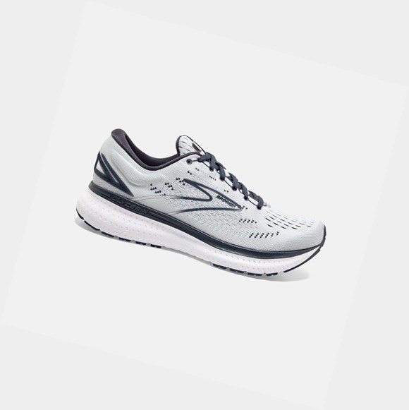 Women's Brooks Glycerin 19 Road Running Shoes Grey / Ombre / White | 1289XFLMW