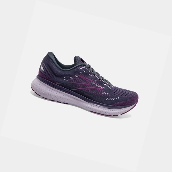 Women's Brooks Glycerin 19 Road Running Shoes Ombre / Violet / Lavender | 1674HABYI