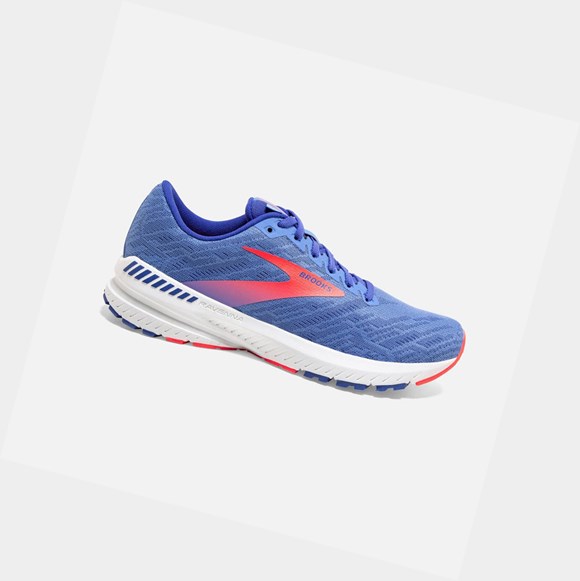 Women's Brooks Ravenna 11 Road Running Shoes Cornflower / Blue / Coral | 7216OZUEY