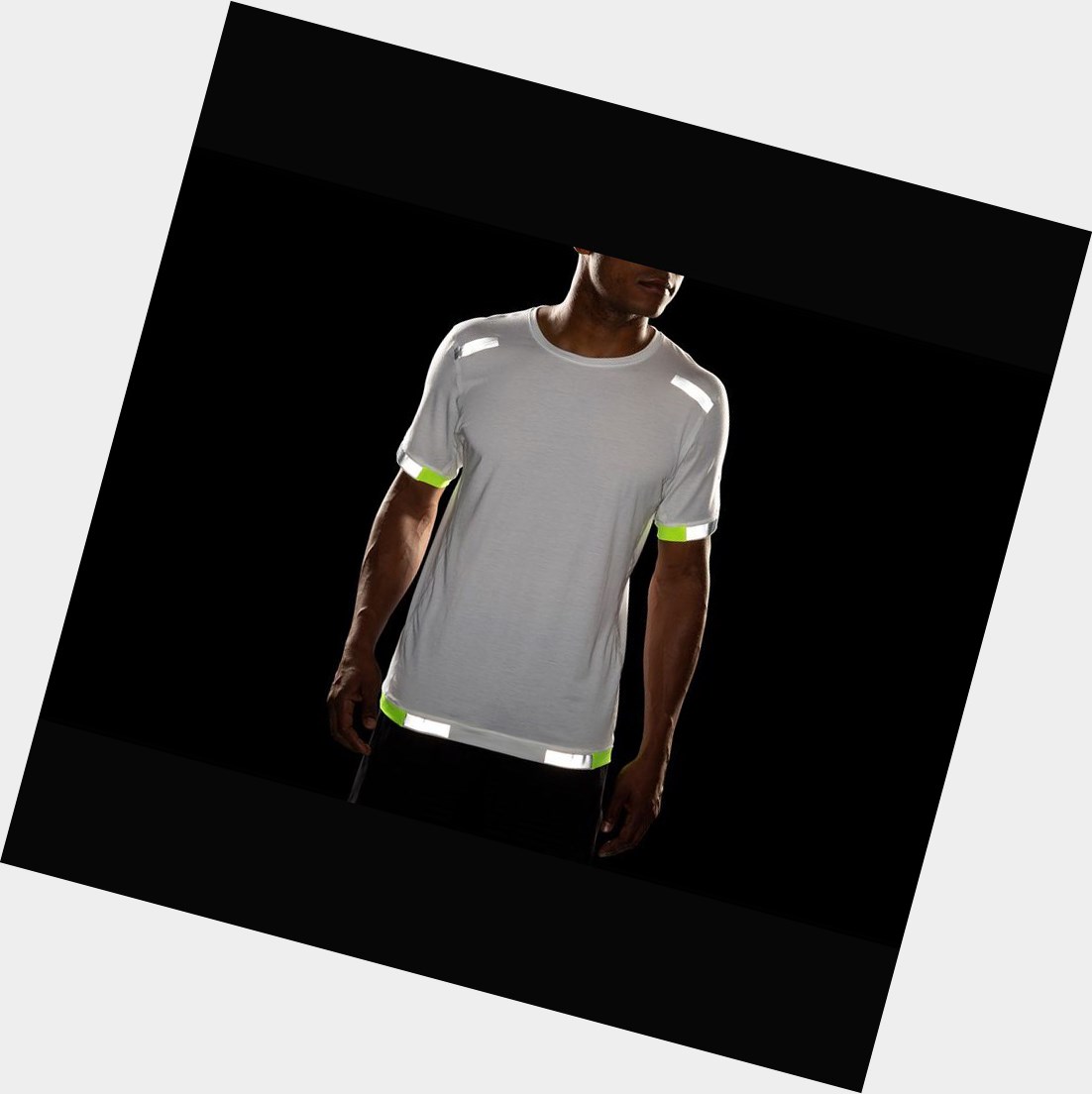 Men's Brooks Carbonite Sleeve Tops Luminosity | 4872ZPOHD