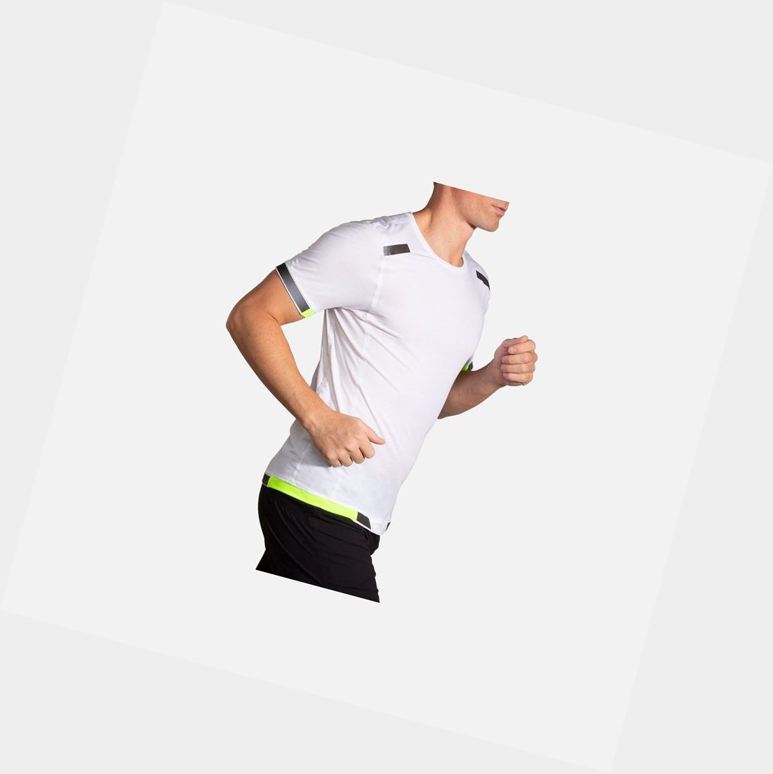 Men's Brooks Carbonite Sleeve Tops Luminosity | 4872ZPOHD