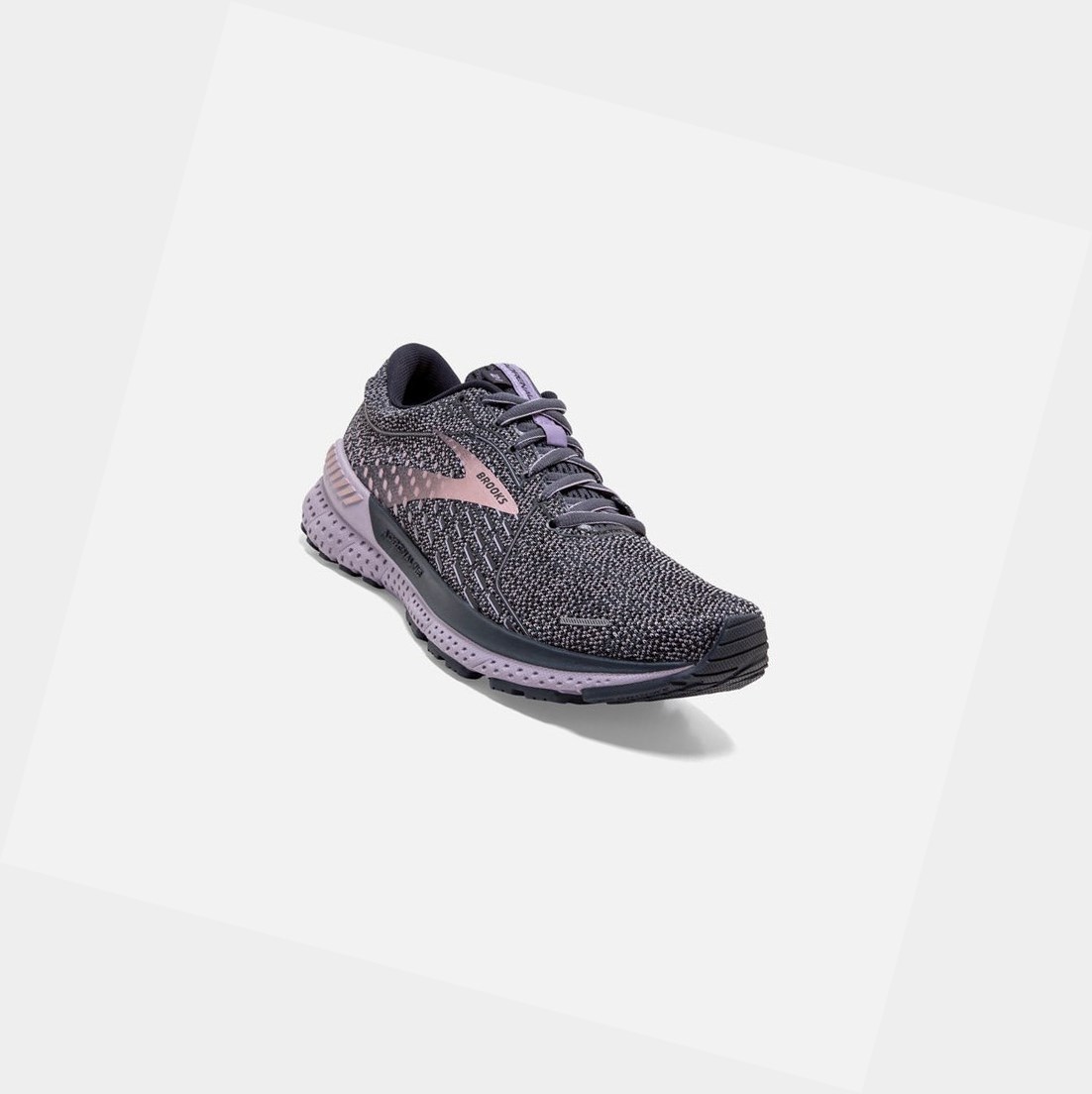 Women's Brooks Adrenaline GTS 21 Walking Shoes Ombre / Lavender / Metallic | 8502ORZTE