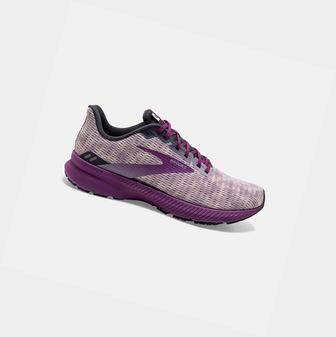 Women\'s Brooks Launch 8 Road Running Shoes Iris / Ombre / Violet | 7154TUVNR