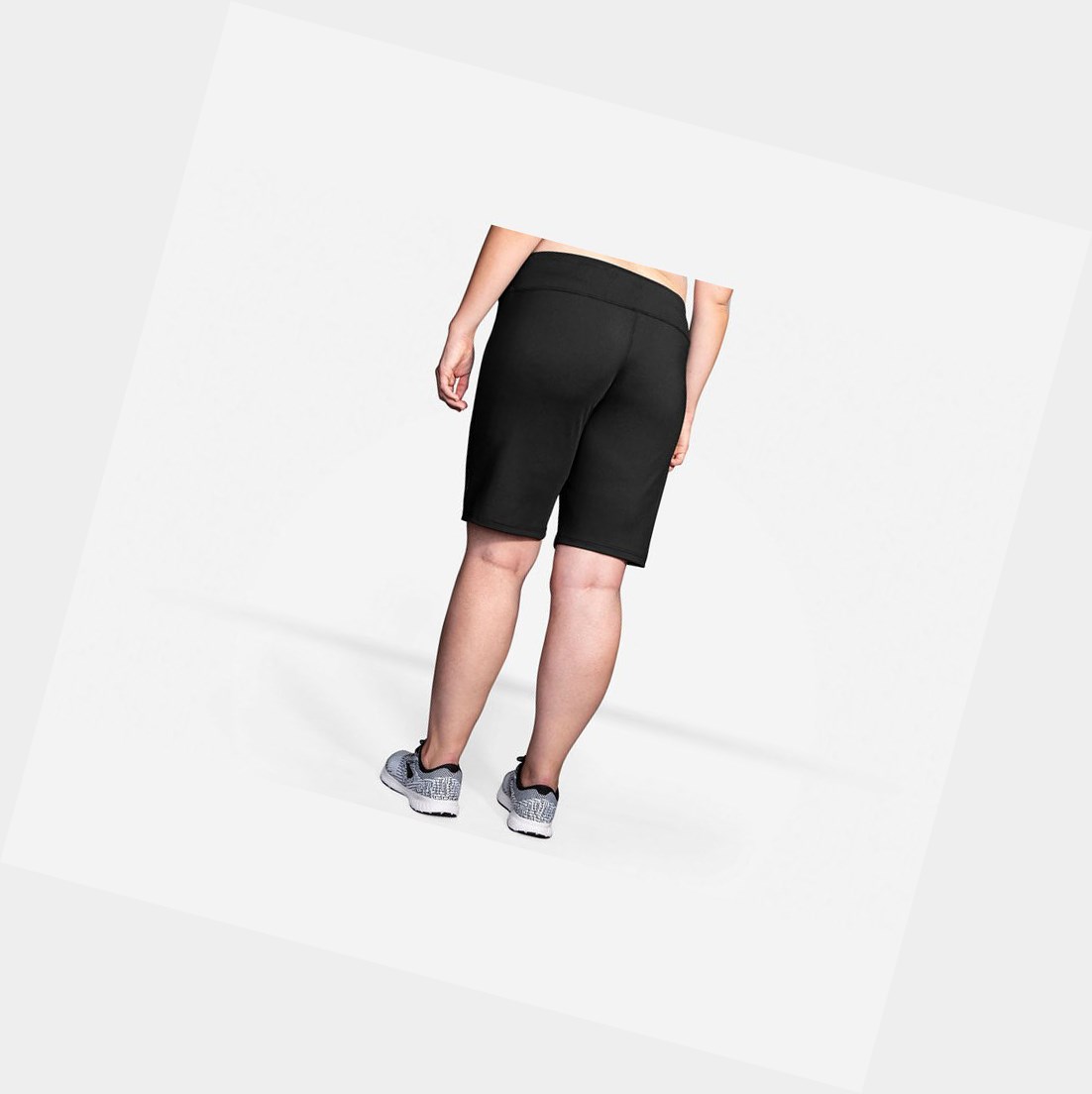 Women's Brooks Venture Bermuda Bottoms Black | 8692JDEHT